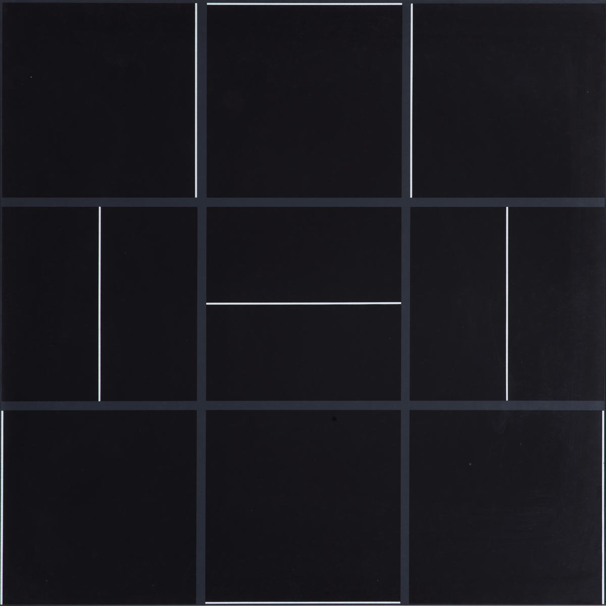 Jan Kubíček - POHYB LINIÍ VE ČTVERCÍCH, 1970-1974