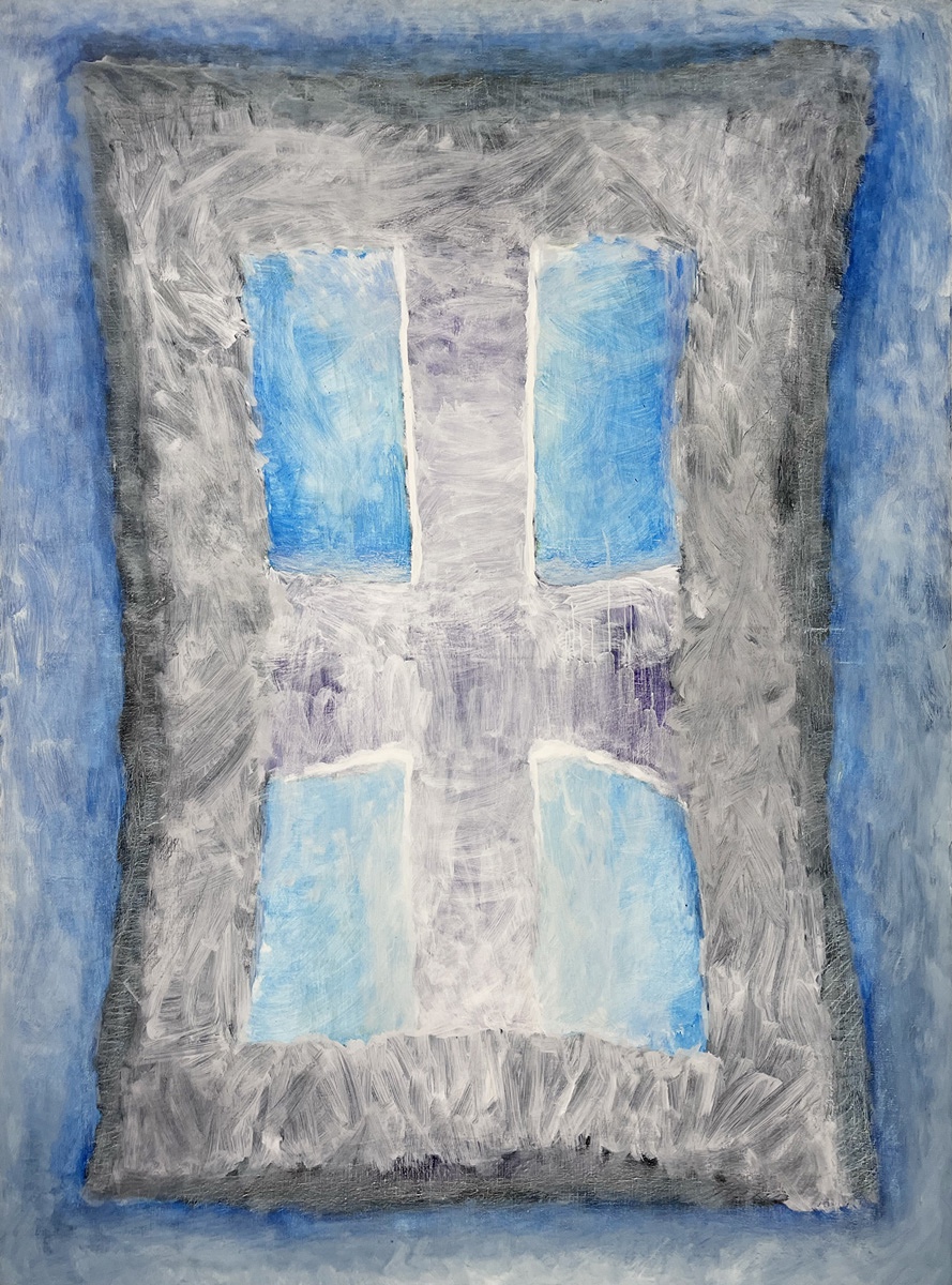 JOSEF ŽÁČEK - FIGURÁLNÍ MOTIV II, 1986