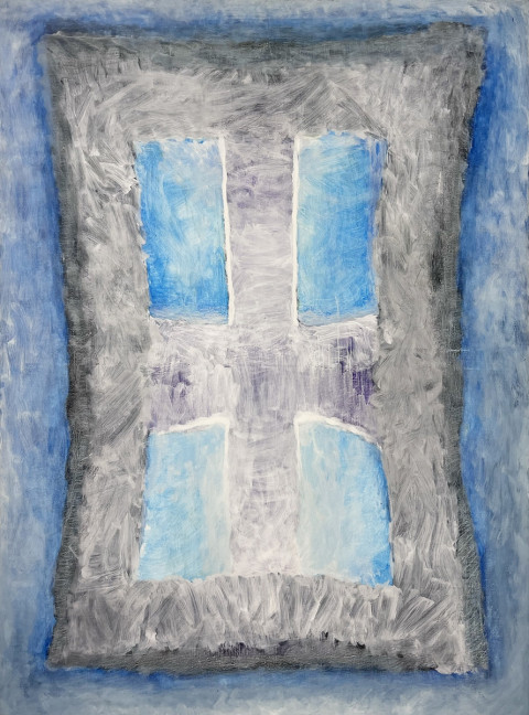 JOSEF ŽÁČEK - FIGURÁLNÍ MOTIV II, 1986