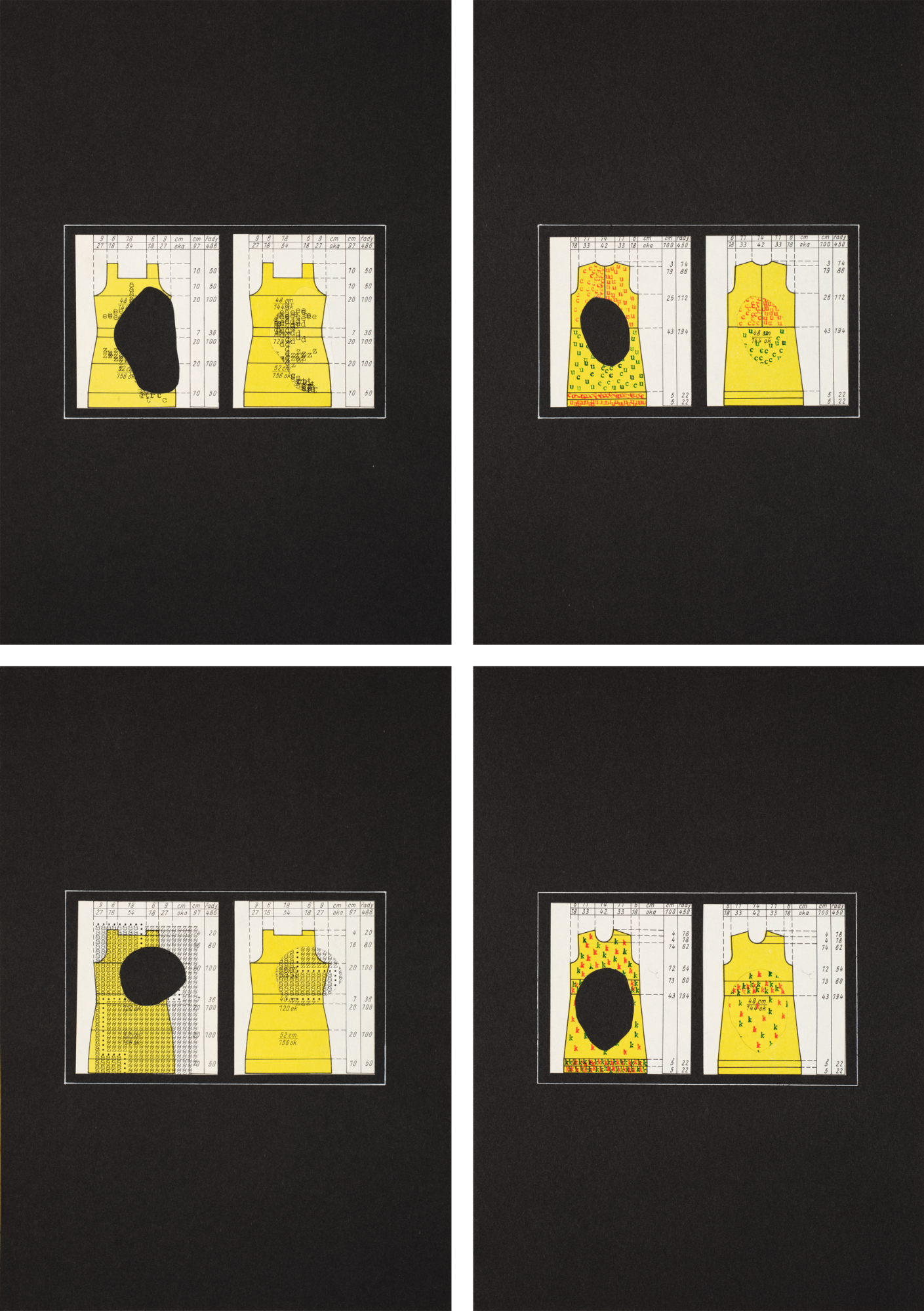 Jan Wojnar - MŘÍŽKOVÉ BÁSNĚ - 4 KS, 1975