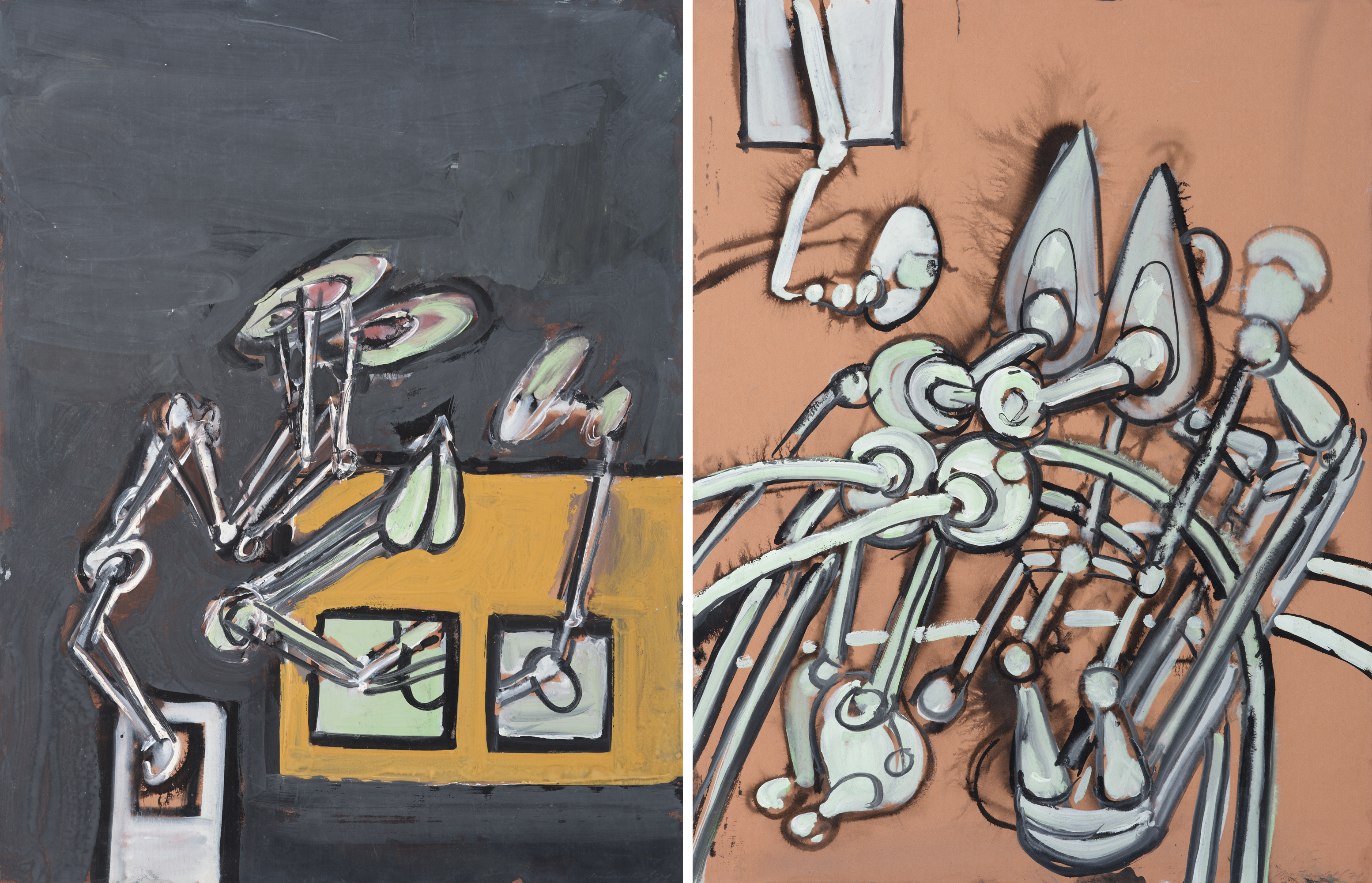 Jiří Načeradský - BIOSTROJE – OBOUSTRANNÁ MALBA, 1971