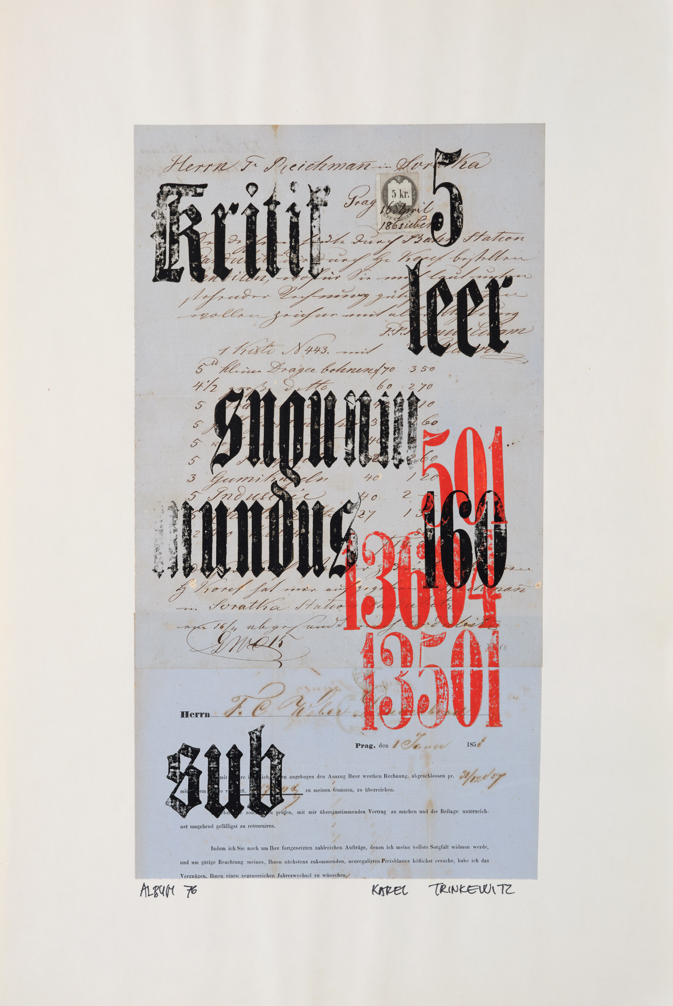 KAREL TRINKEWITZ - BEZ NÁZVU, ALBUM 76, 1976