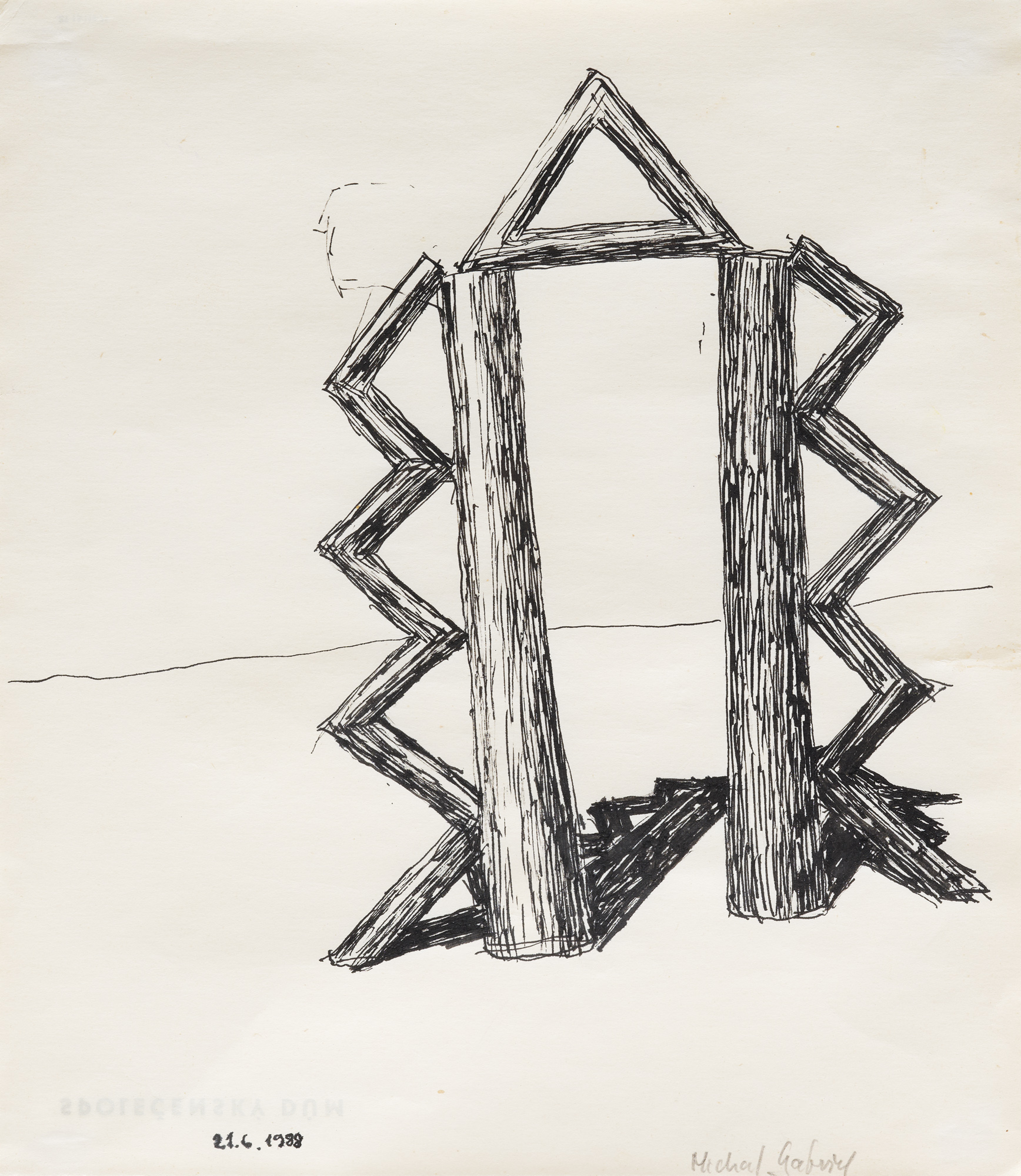 Michal Gabriel - BEZ NÁZVU III, 1988