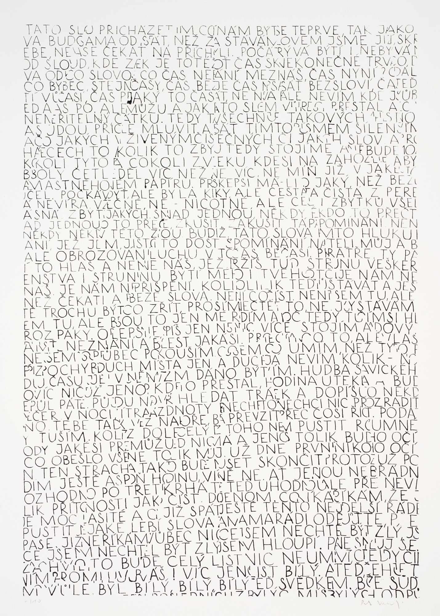 Petr Veselý - TATO SLOVA…, 2. POL. 80. LET - BENEFIČNÍ AUKCE PRO DŮM PRO JULII