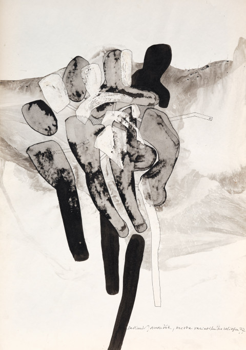 Vladimír Janoušek - KRESBA VARIABILNÍHO RELIÉFU, 1977