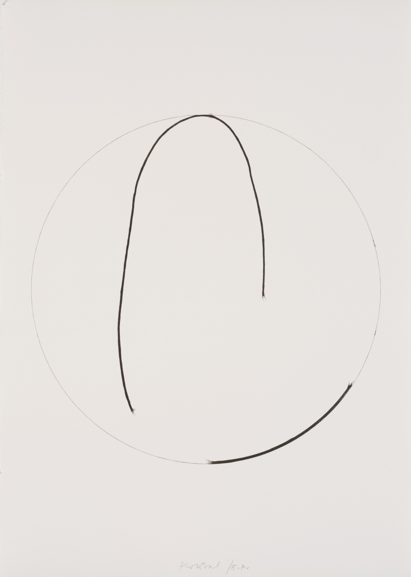 STANISLAV KOLÍBAL - Z CYKLU BÍLÉ KRESBY, 1968–1976
