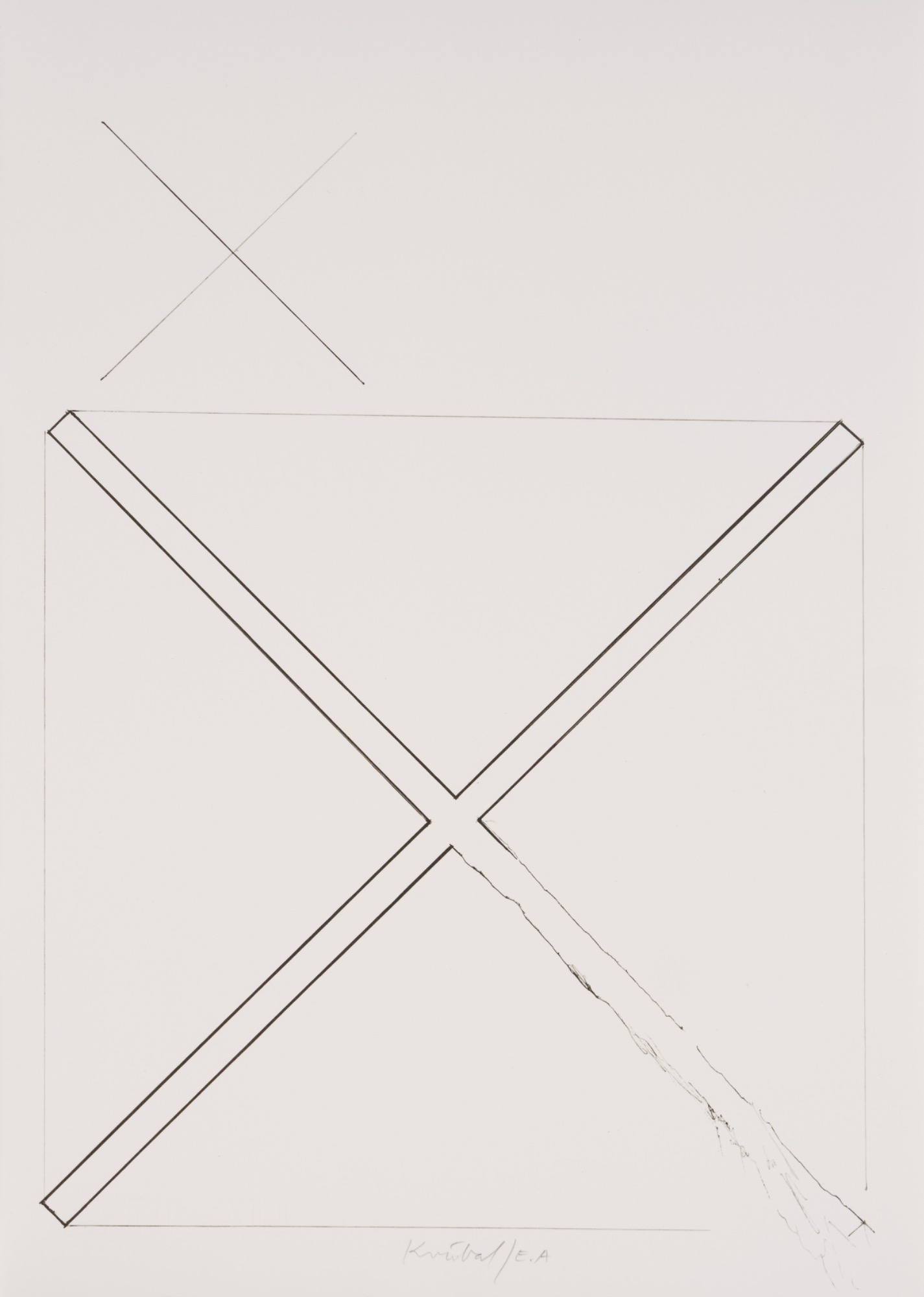STANISLAV KOLÍBAL - Z CYKLU BÍLÉ KRESBY, 1968–1976